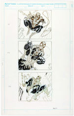 MARK BAGLEY “SPIDER-MAN” ORIGINAL ART LOT OF SIX “OVERSTREET COMIC BOOK PRICE GUIDE” COVER DESIGNS.