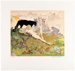 “FRANK FRAZETTA’S GOLDEN GIRL” LIMITED EDITION SIGNED PRINT.