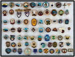 LAWN BOWLING EXTENSIVE COLLECTION OF MOSTLY ENAMEL PINS, MANY USA.