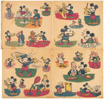 "MICKEY MOUSE TRANSFER PICTURES" ENGLISH SET.