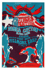 BILL GRAHAM FILLMORE EAST CONCERT POSTER FEATURING MOTHERS OF INVENTION.