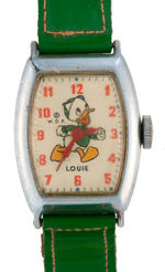 DONALD DUCK'S NEPHEW "LOUIE" WATCH BY INGERSOLL/US TIME.