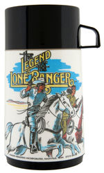 "THE LEGEND OF THE LONE RANGER" MOVIE UNUSED METAL LUNCHBOX WITH THERMOS.