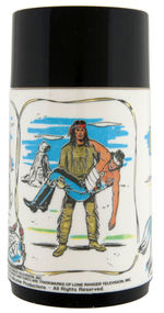 "THE LEGEND OF THE LONE RANGER" MOVIE UNUSED METAL LUNCHBOX WITH THERMOS.