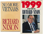 GROUP OF FIVE SIGNED BOOKS FOUR RICHARD NIXON AND ONE PAT NIXON.