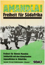 GROUP OF FIVE SOUTH AFRICAN ANTI-APARTHEID POSTERS.