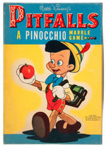 "PITFALLS A PINOCCHIO MARBLE GAME."