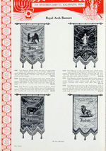 PAIR OF 1930s MASONIC ORDER COSTUME AND SUPPLY CATALOGUES.