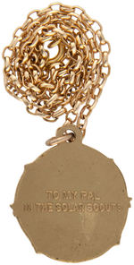 WILMA DEERING PENDANT NEWSPAPER ISSUED PREMIUM INCLUDING CHAIN AS ISSUED.