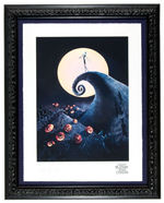 "THE NIGHTMARE BEFORE CHRISTMAS - THE PUMPKIN KING" LIMITED EDITION PRINT SIGNED BY TIM BURTON.