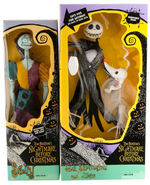 "THE NIGHTMARE BEFORE CHRISTMAS" BOXED HASBRO LARGE DOLL LOT.