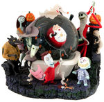 "THE NIGHTMARE BEFORE CHRISTMAS - JACK SKELLINGTON CAPTURES SANTA CLAUS" BOXED SNOWGLOBE.