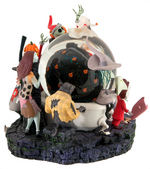 "THE NIGHTMARE BEFORE CHRISTMAS - JACK SKELLINGTON CAPTURES SANTA CLAUS" BOXED SNOWGLOBE.