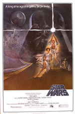 "STAR WARS" STYLE A ORIGINAL 1977 POSTER.