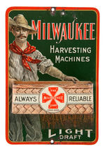 "MILWAUKEE HARVESTING MACHINES" WALL MATCH SAFE.