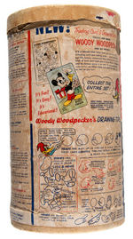 WOODY WOODPECKER DRAWING LESSONS PREMIUM CARDS PLUS PRODUCT BOX W/OFFER.