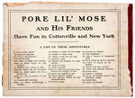 "PORE LIL' MOSE HIS LETTERS TO HIS MAMMY" PLATINUM AGE BOOK.