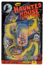 "FLEER HAUNTED HOUSE CANDY MAZE" FULL DISPLAY BOX.