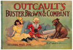 "OUTCAULT'S BUSTER BROWN & COMPANY" PLATINUM AGE BOOK.