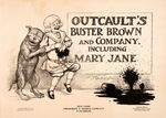 "OUTCAULT'S BUSTER BROWN & COMPANY" PLATINUM AGE BOOK.