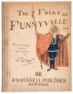 F. OPPER "THE FOLKS IN FUNNYVILLE" PLATINUM AGE BOOK.