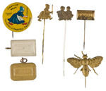 SOAP PRODUCTS GROUP MOSTLY EARLY 1900s STICKPINS AND CHARMS.