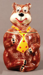 HAMM'S BEER BROWN BEAR COOKIE JAR.