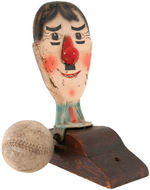 WORLD WAR II ANTI-HITLER FIGURAL CARNIVAL GAME TARGET.