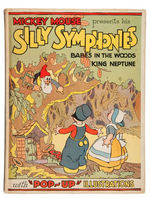 "MICKEY MOUSE PRESENTS HIS SILLY SYMPHONIES POP-UP" HARDCOVER.
