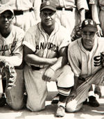 PUERTO RICO "WINTER LEAGUE ALL STARS 1944-45" TEAM PHOTO WITH ROY CAMPANELLA.