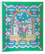 "GREETINGS FROM THE WORLD OF PETER MAX" GREETING CARDS RETAILER'S SAMPLE BINDER.