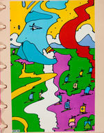 "GREETINGS FROM THE WORLD OF PETER MAX" GREETING CARDS RETAILER'S SAMPLE BINDER.