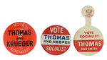 SOCIALIST PARTY THREE ITEMS FROM 1940-1948.