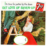 "7UP" CHRISTMAS SIGN TRIO.