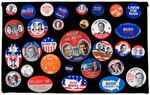 BUSH 1988 AND 1992 COLLECTION OF 60 BUTTONS.