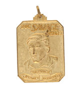 DOC SAVAGE PULP MAGAZINE ULTRA RARE "DOC SAVAGE AWARD" PENDANT.