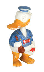DONALD DUCK AS PAINTER RARE BISQUE.