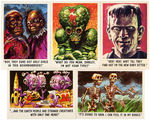 TOPPS "YOU'LL DIE LAUGHING" (FUNNY MONSTERS) GUM CARD SET.