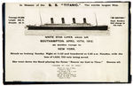 “IN MEMORY OF THE S.S. TITANIC” REAL PHOTO POSTCARD.