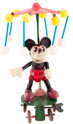 MICKEY MOUSE WITH UMBRELLA CELLULOID WIND-UP.