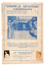 1953-54 "CARAMELO DEPORTIVOS" UNCATALOGUED VENEZUELAN CARD ALBUM (NEAR COMPLETE).