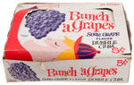 "FLEER BUNCH 'A GRAPES" FULL BUBBLE GUM DISPLAY BOX.