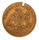 HORACE GREELEY 1872 MEDALET.