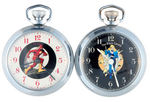 THE FLASH AND THE BLACK CANARY FANTASY POCKET WATCHES.