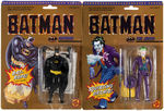 "BATMAN, BATMAN RETURNS, DC COMICS SUPER HEROES" CARDED ACTION FIGURE & BOXED VEHICLE LOT.