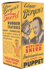 ”EDGAR BERGEN’S MORTIMER SNERD” BOXED HAND PUPPET.