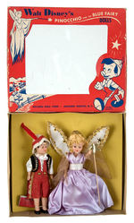 "PINOCCHIO AND THE BLUE FAIRY DOLLS" BOXED SET.