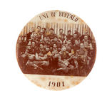 "UNI OF BUFFALO 1901" REAL PHOTO OF FOOTBALL TEAM WHICH PLAYED AT THE EXPOSITION STADIUM.