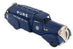 METALCRAFT "PURE - THE PURE OIL CO." TOY TRUCK W/LIGHTS.