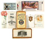 CELLULOID ADVERTISING SPECIALTIES: CARD, BLOTTER, BOOKMARK, BOOKLETS.